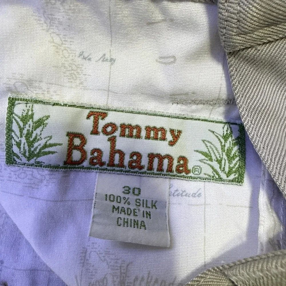 Tommy Bahama Relax Shorts Mens 30  100% Zip Fly Tan VACATION